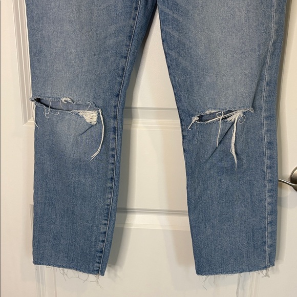 Madewell The High-Rise Slim Boy Jean in Elkhart Wash Size 26 - Picture 7 of 14